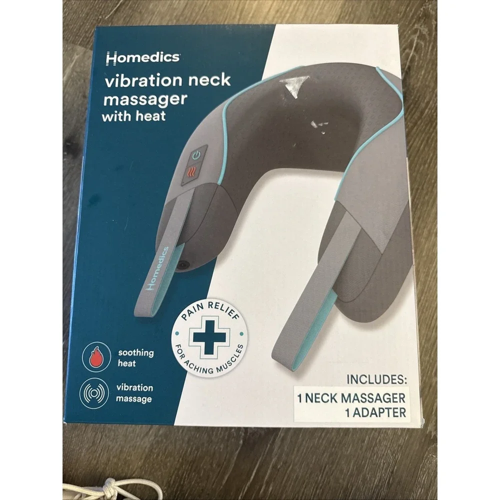 Homedics Vibration Neck Massager With Soothing Heat ''NEW''